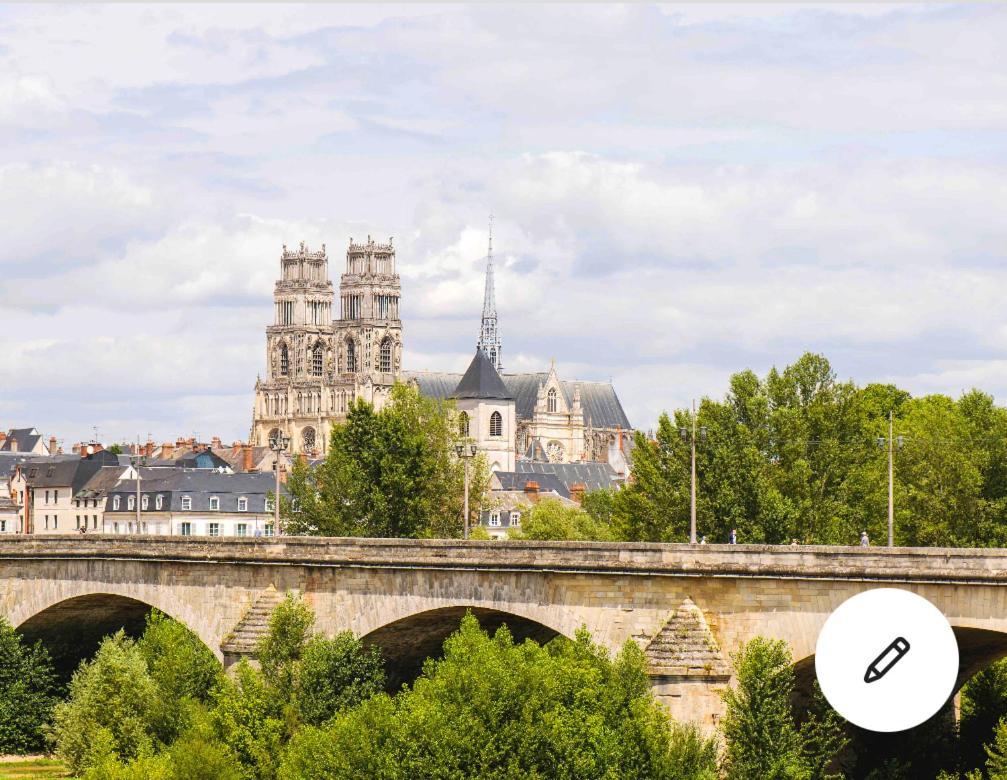 Cosy Loire, T2 Neuf, Front De Loire ,Vue Cathedrale,5Min A Pied Centre Ville Et Parking Prive Orléans Exterior foto